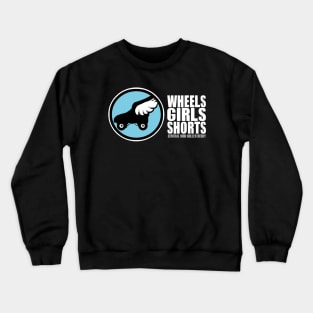 Wheels Girls Shorts Crewneck Sweatshirt